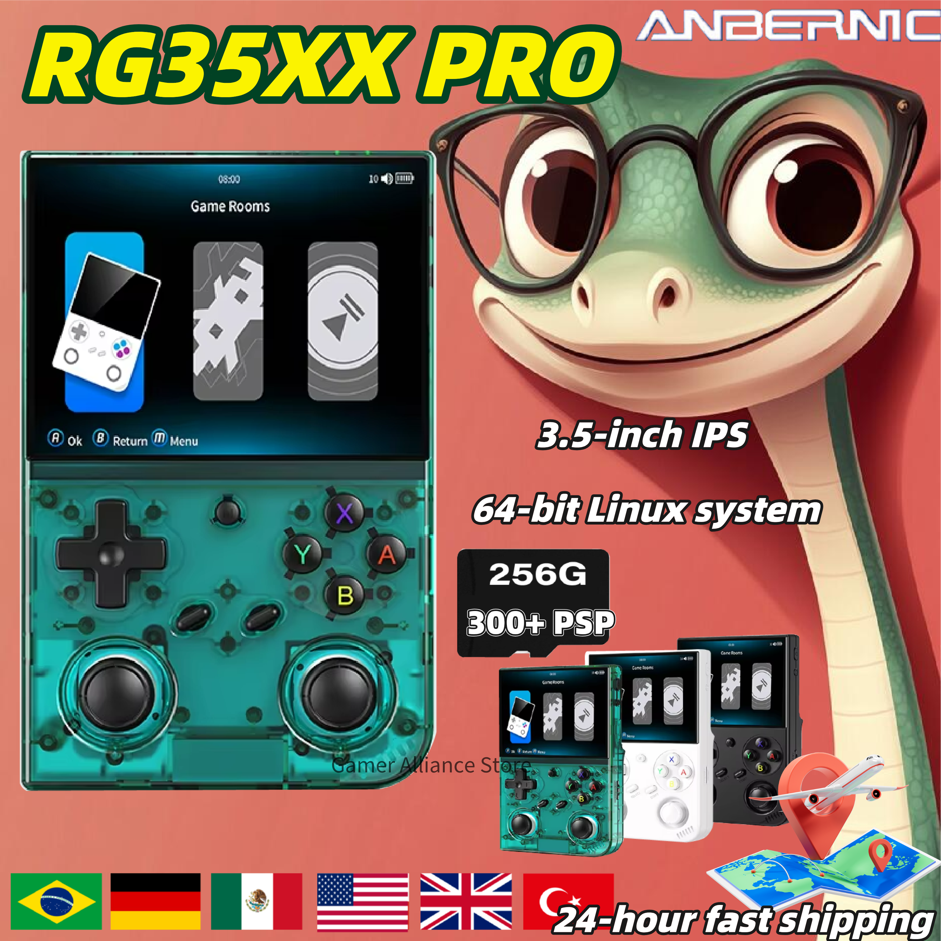 Gaming Console Anbernic - Anbernic RG 35XXPro RG35XX Pro Retro