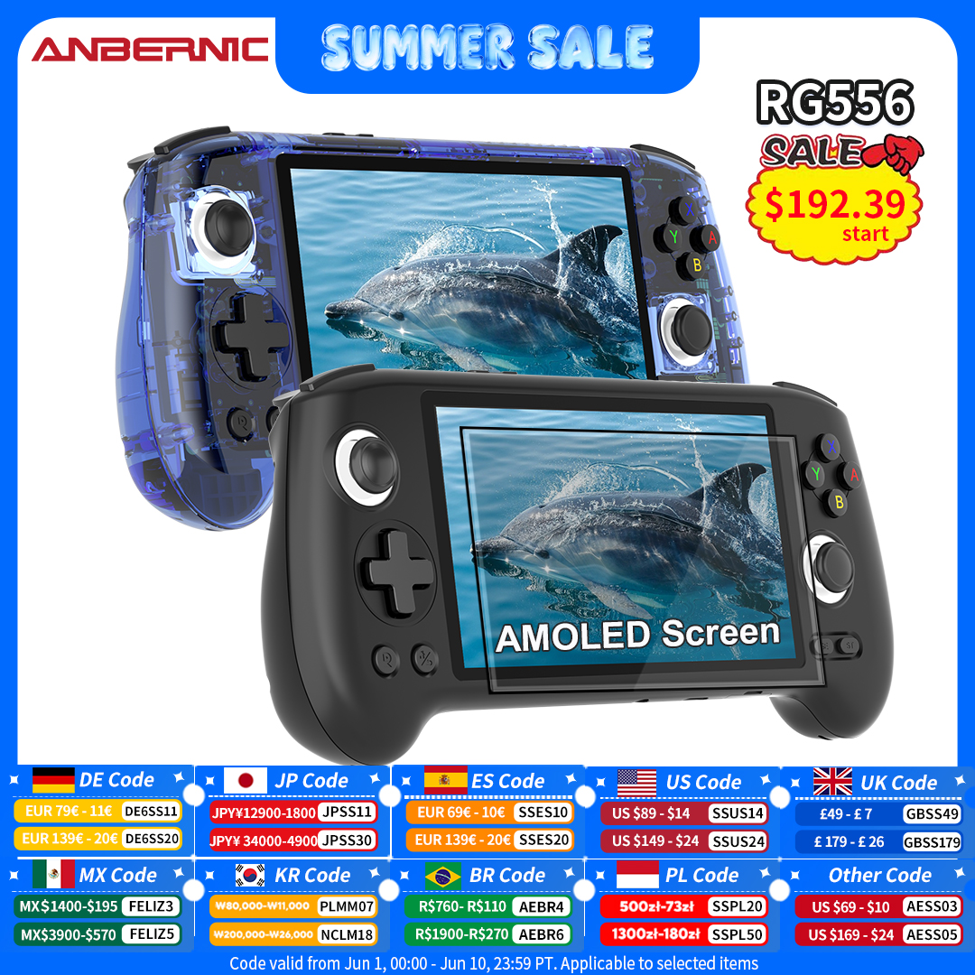 Gaming Console Anbernic - Anbernic RG556 Handheld Game Console Unisoc