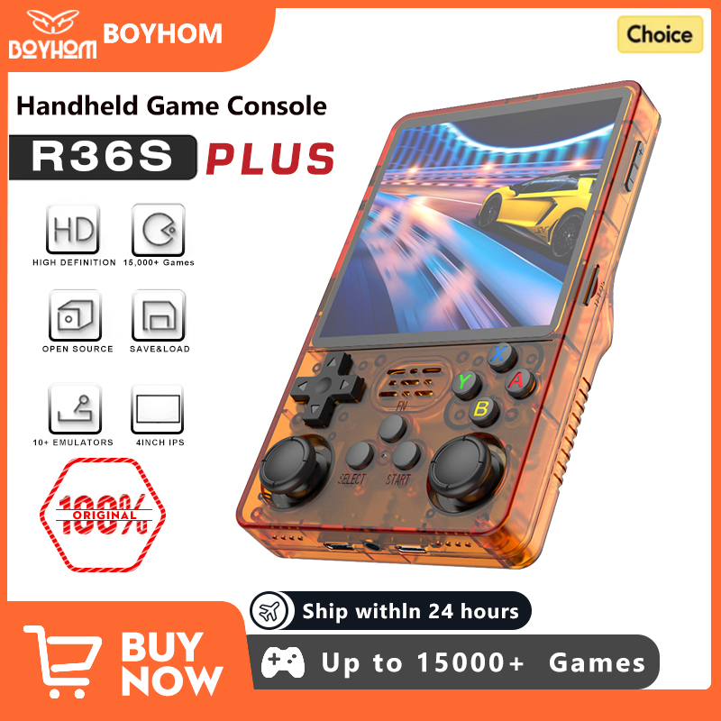 Gaming Console Deals - BOYHOM NEW R36PLUS Open Source System