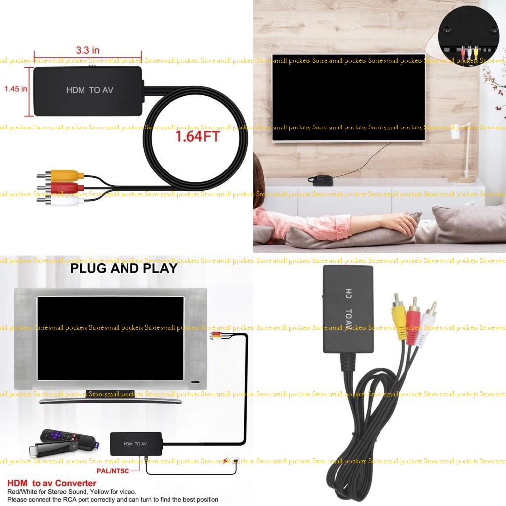Gaming Console Types - R1WD HDTV to 3RCA Cable Converter