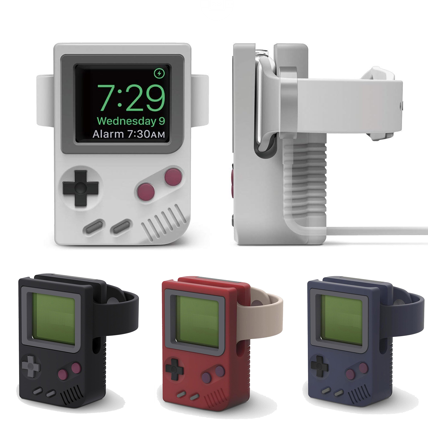 Gaming Console Table - Silicone Holder For iWatch Charger Stand