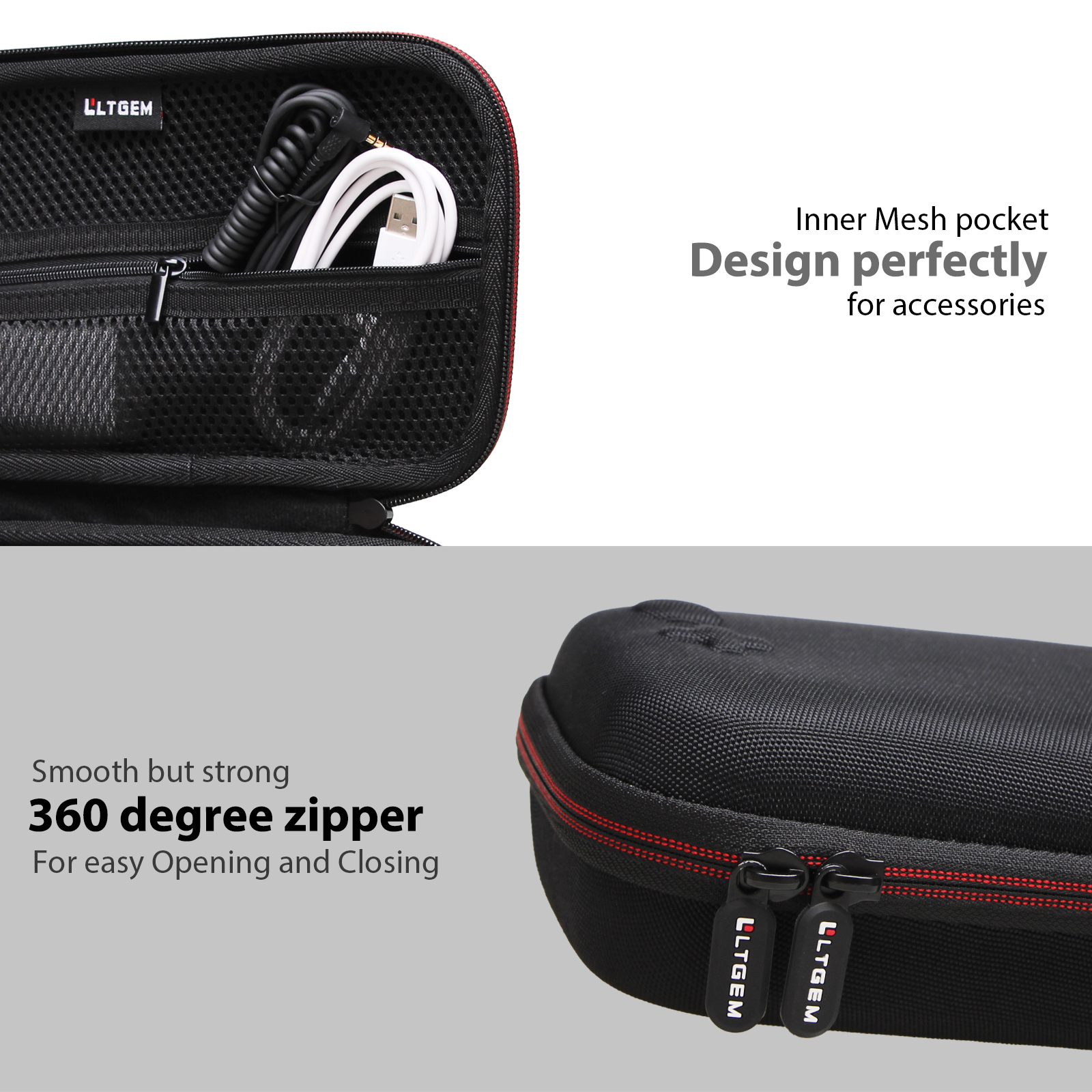 LTGEM Eva Hard Case for Logite - Gaming Console Logitech ulasan dan harga
