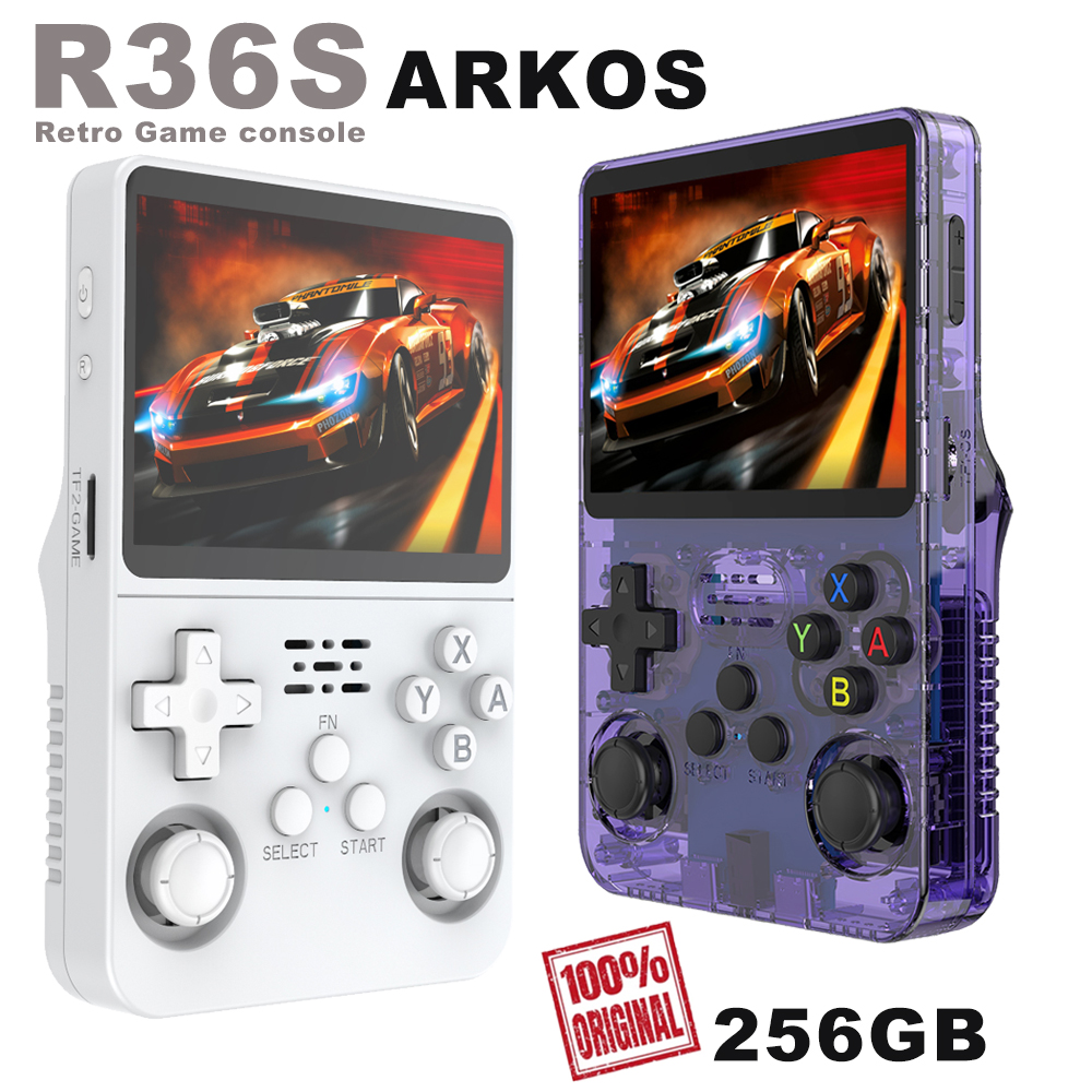 BOYHOM 256G Open Source R36S R - Gaming Console Deals ulasan dan harga