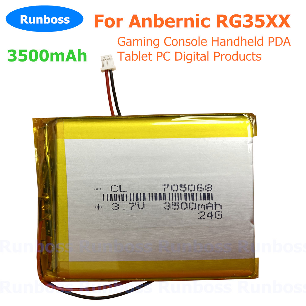 3.7V 3500mAh 705068 1.25mm Lit - Gaming Console Anbernic ulasan dan harga