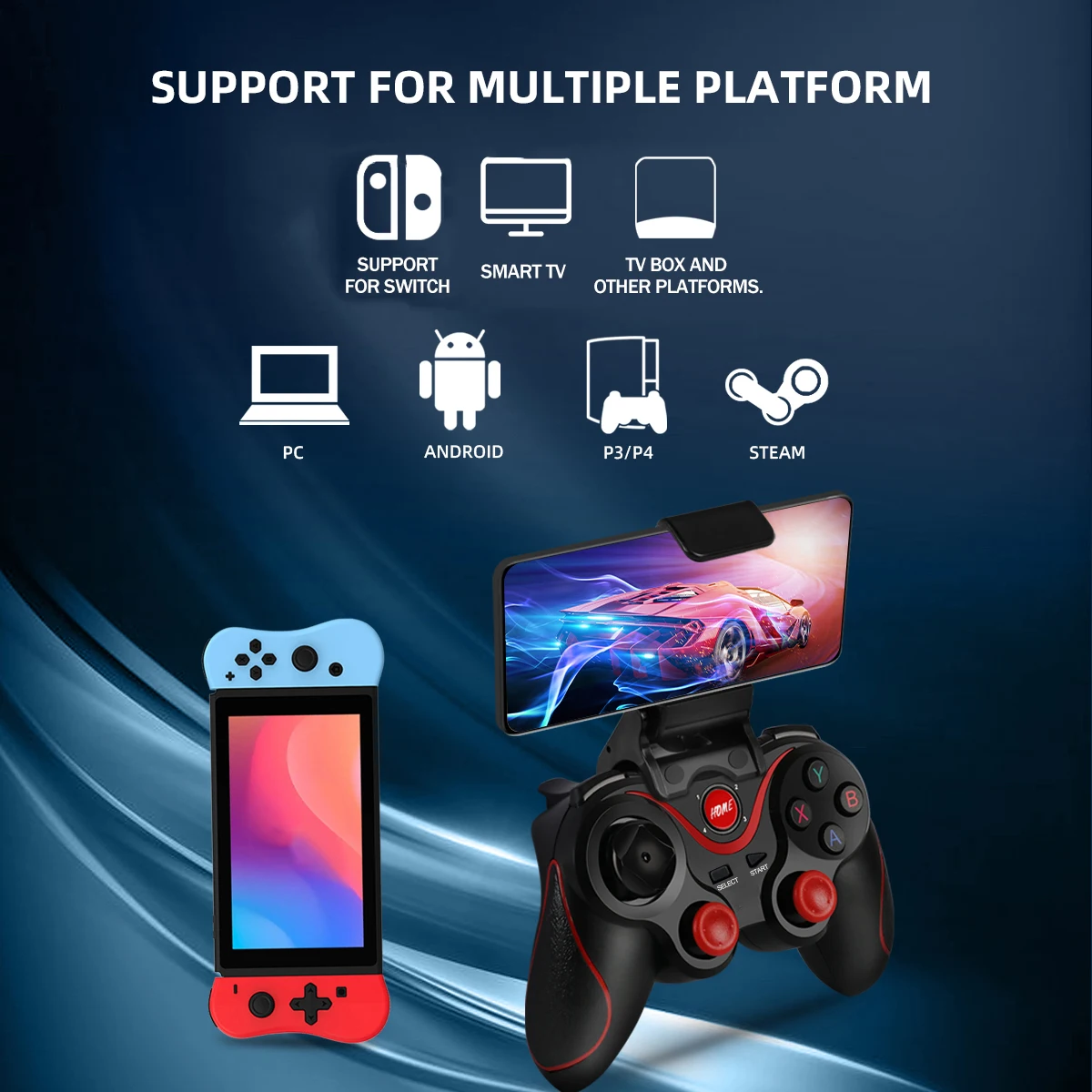 GAMINJA Wireless Bluetooth Gam - Gaming Console For Smart Tv ulasan dan harga