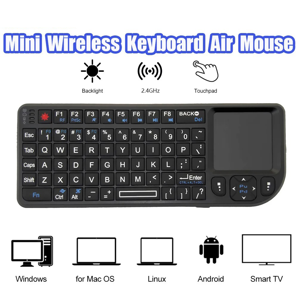 A8 Mini Wireless Keyboard 2.4G - Gaming Console For Smart Tv ulasan dan harga