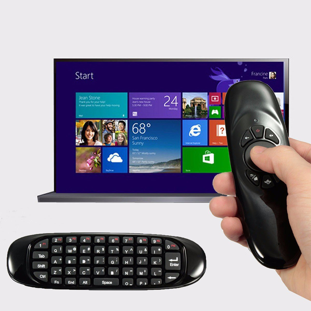 Fly Air Mouse Gyro Sensor Engl - Gaming Console For Smart Tv ulasan dan harga