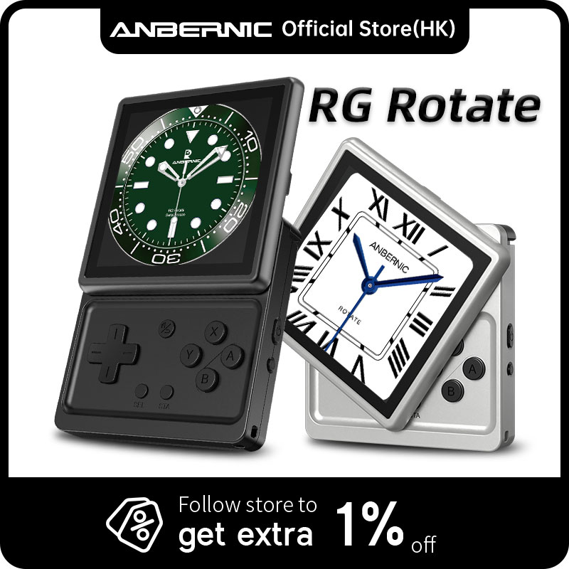 ANBERNIC RG Rotate Retro Handh - Gaming Console Deals ulasan dan harga