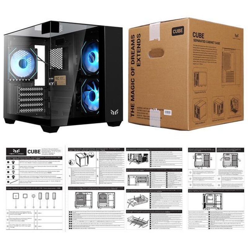 Yeah Magic Cube MATX High-Styl - Gaming Console Table ulasan dan harga