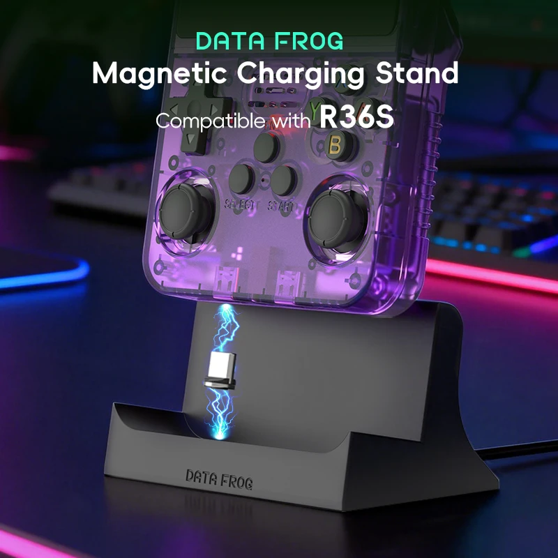 Data Frog R36S Charging Dock S - Gaming Console Table ulasan dan harga