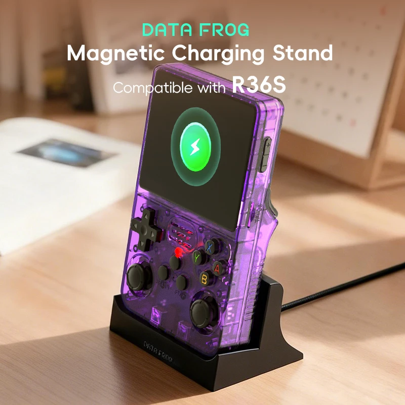Data Frog R36S Charging Dock S - Gaming Console Table ulasan dan harga