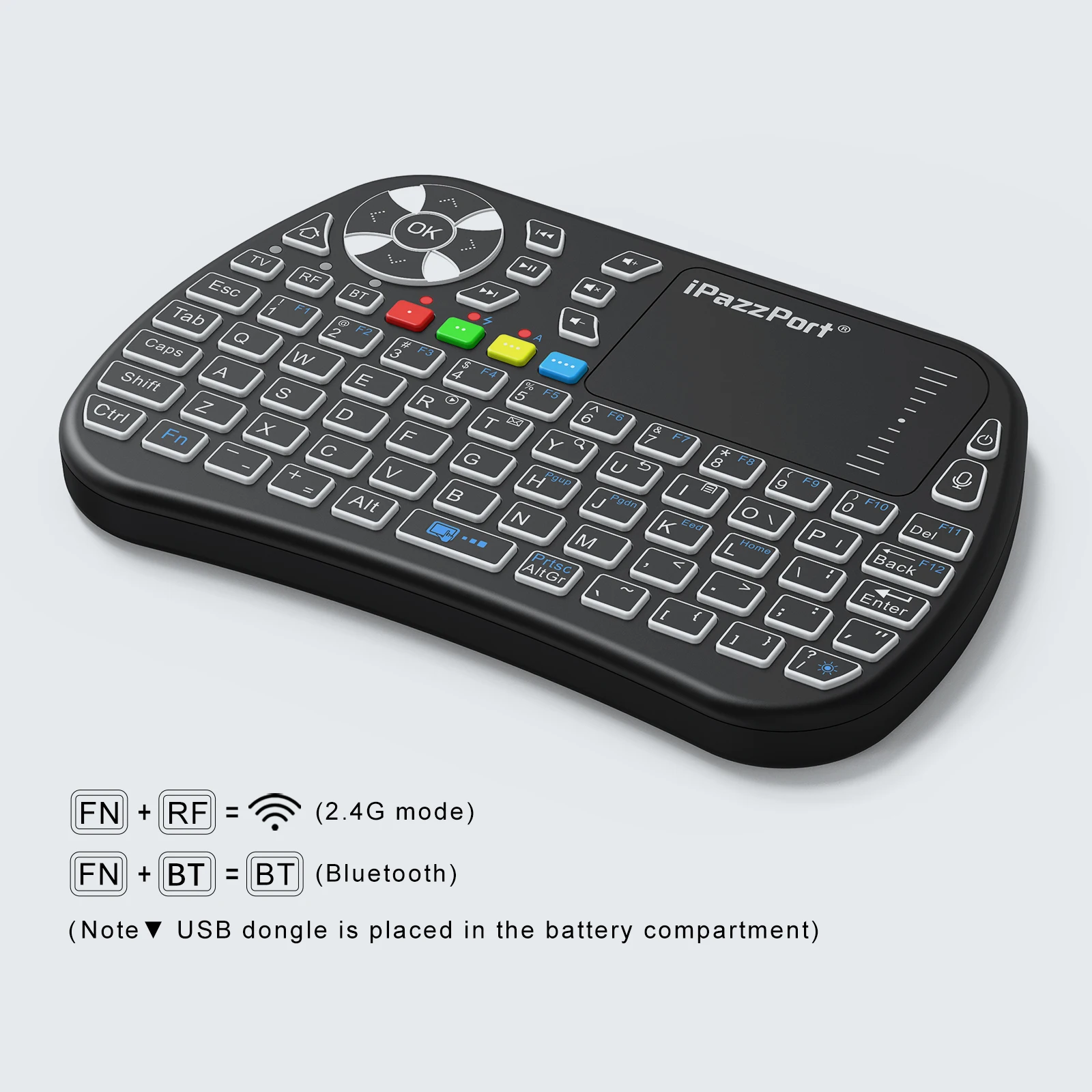 iPazzPort Bluetooth mini Keybo - Gaming Console For Smart Tv ulasan dan harga