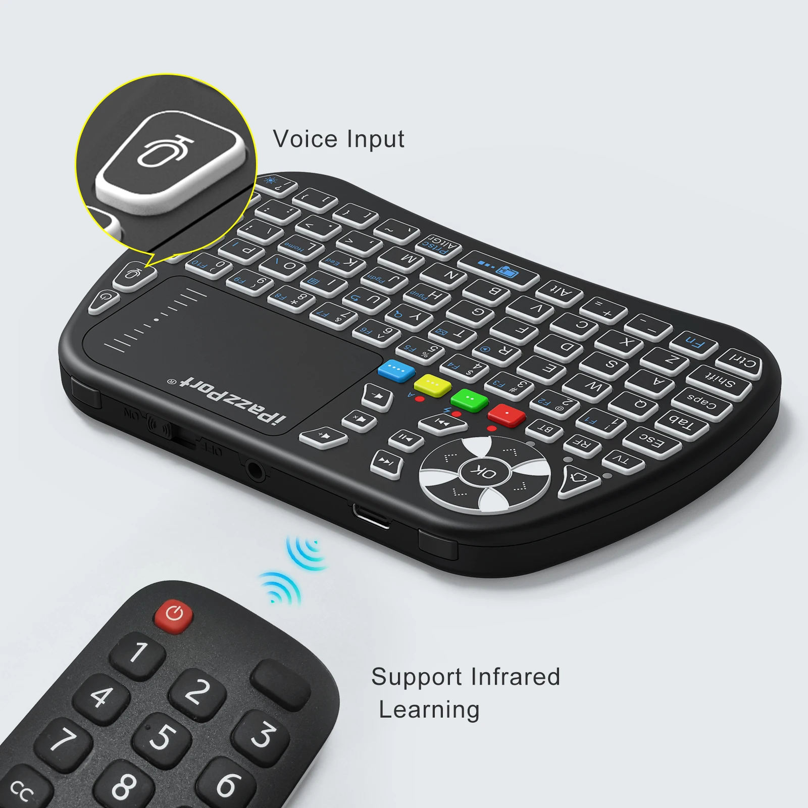 iPazzPort Bluetooth mini Keybo - Gaming Console For Smart Tv ulasan dan harga