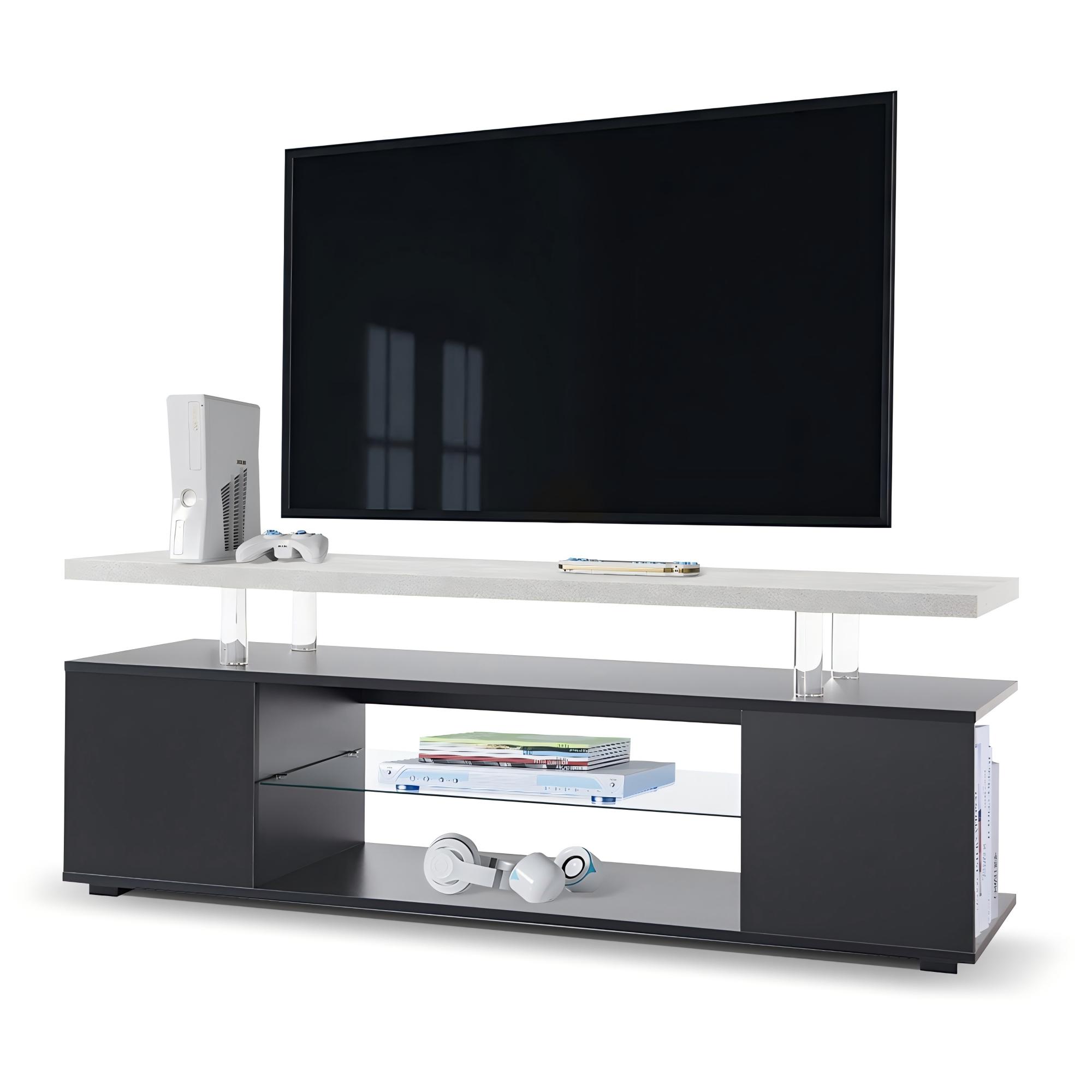 TV Stand for 60 Inch TV LED Ga - Gaming Console Table ulasan dan harga