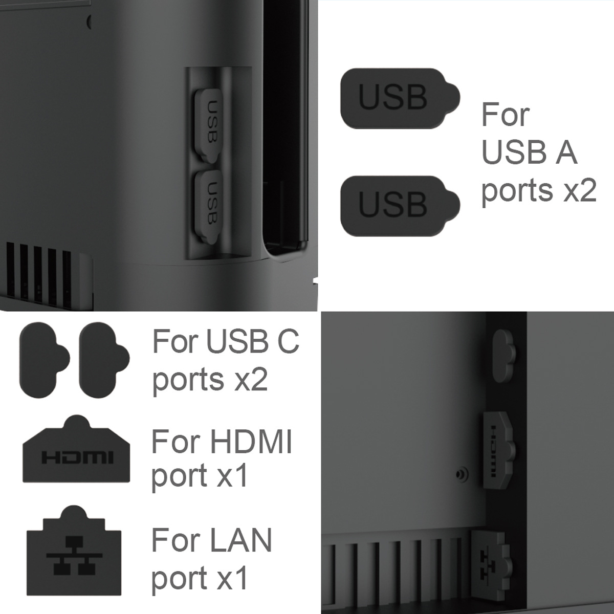 Silicone Dust Plugs Set for Sw - Gaming Console Types ulasan dan harga