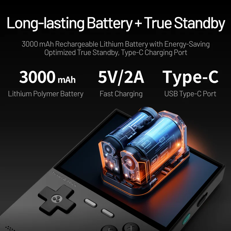 Trimui Brick Handheld Game Con - Gaming Console Anbernic ulasan dan harga