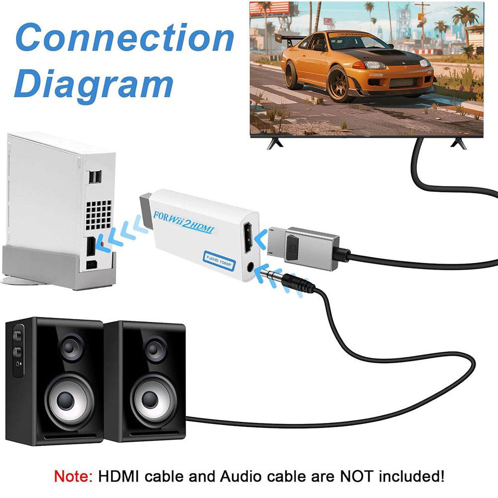 Wii To HDMI Converter Wii To H - Gaming Console Types ulasan dan harga