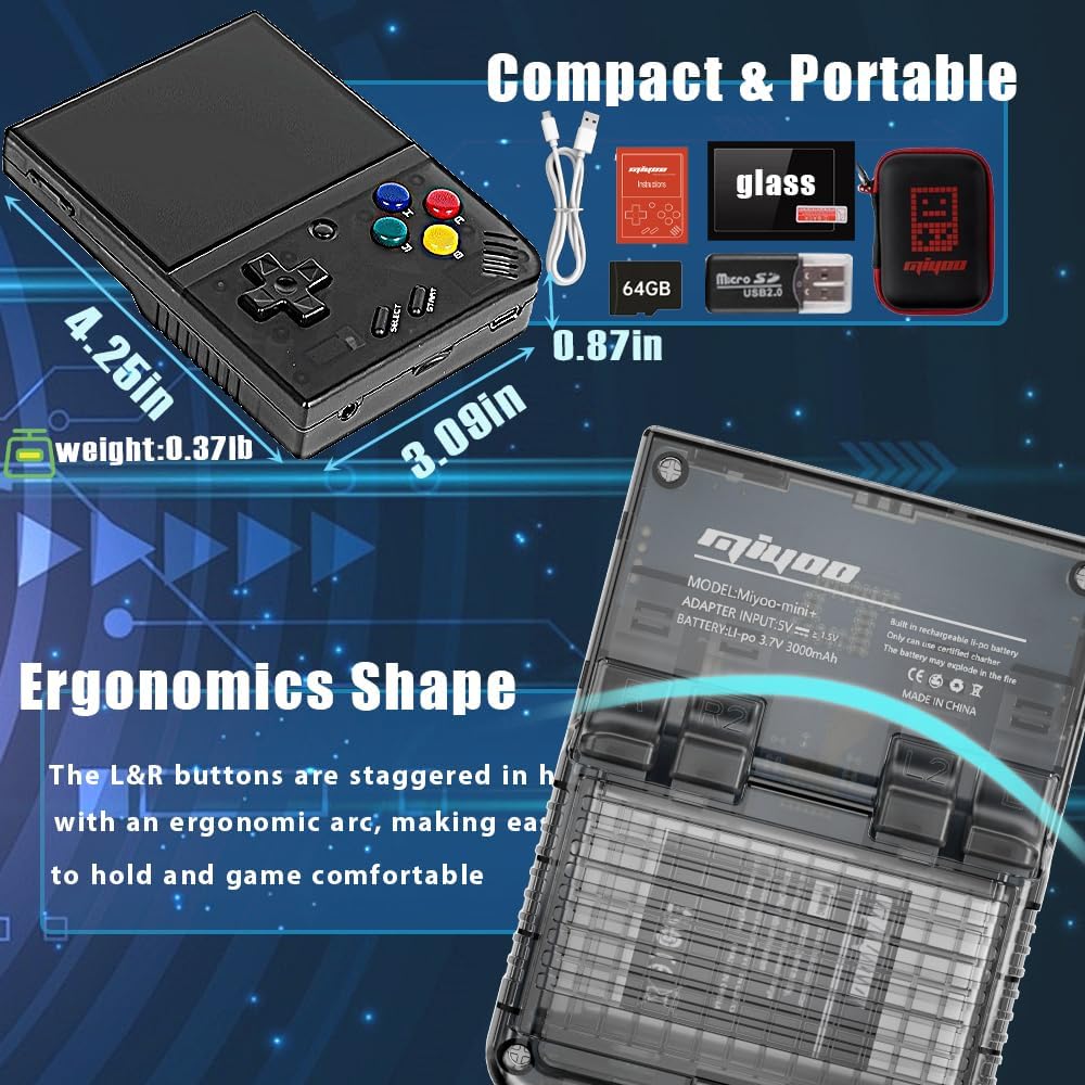 MIYOO Mini Plus Handheld Game  - Gaming Console Deals ulasan dan harga