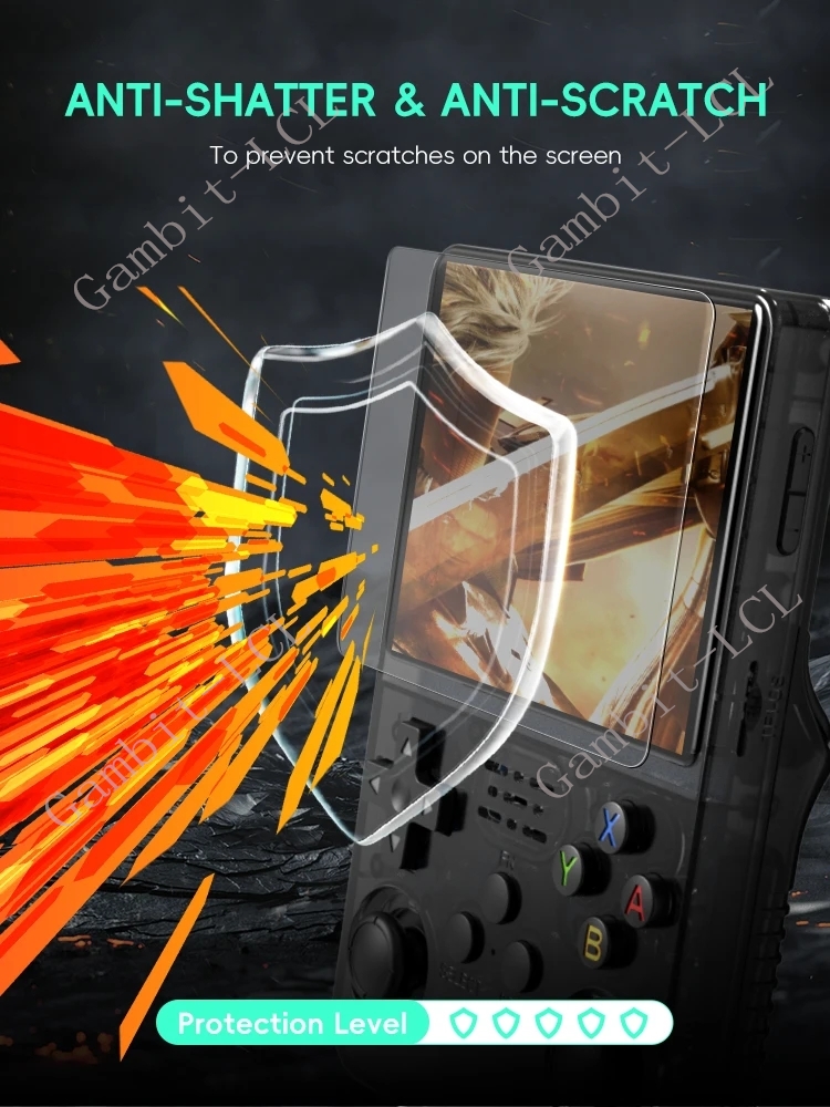 2-4PCS 9H HD Tempered Glass Fo - Gaming Console Anbernic ulasan dan harga