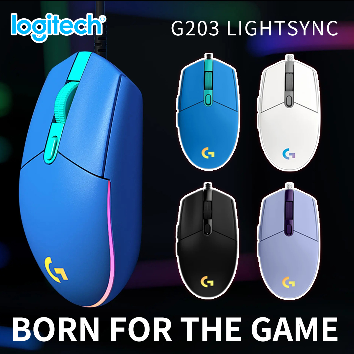 Multi-scenario G203/G102 wired - Gaming Console Logitech ulasan dan harga